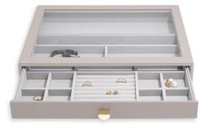 Stackers, Šperkovnice se šuplíkem Taupe Supersize Display Drawer | šedobéžová 75810