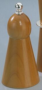 Chiarugi CHERRY Mlýnek na pepř i sůl, přírodní třešňové dřevo, postříbřená mosaz