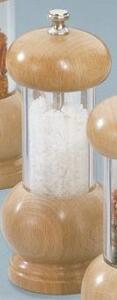 Chiarugi GOURMET FAMILY Mlýnek na sůl, akrylové sklo, přírodní bukové dřevo