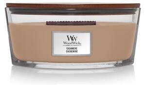 WoodWick vonná svíčka s dřevěným knotem Elipsa Cashmere 453,6 g