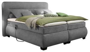 POSTEL BOXSPRING, 180/200 cm, tmavě šedá MID.YOU - Postele boxspring, Online Only