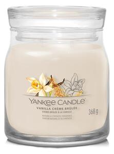 Yankee Candle vonná svíčka Signature ve skle střední Vanilla Creme Brulee 368g