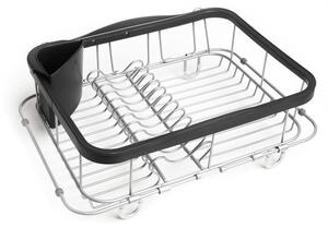 Černý ocelový odkapávač 37x29 cm Sinkin – Umbra