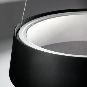 Závěsné svítidlo Stilnovo Oxygen LED, černé, Ø 56 cm