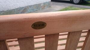 Texim ROMA - zahradní teaková lavice 200 cm, teak