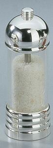 Chiarugi SILVER TRIO Mlýnek na sůl, akrylové sklo, postříbřená mosaz