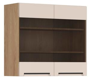 BRW Kuchyně Family Line Iris G-80/72-LV/PV, dub hikora/alhamra mat