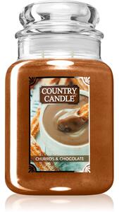 Country Candle Churros & Chocolate vonná svíčka 737 g