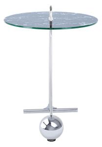 Kayoom Odkládací stolek Pendulum 525 stříbrná / černá