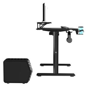 Elektricky výškově nastavitelný stůl HIGHLANDER - 120 cm, černá