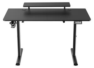Elektricky výškově nastavitelný stůl HIGHLANDER - 120 cm, černá
