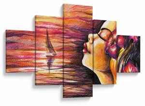 Obraz - Vzpomínky na léto (125x70 cm)