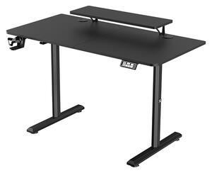 Elektricky výškově nastavitelný stůl HIGHLANDER - 120 cm, černá