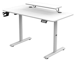 Elektricky výškově nastavitelný stůl HIGHLANDER - 120 cm, bílá