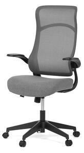 Ergonomická kancelářská židle DOMINIQUE - šedá síťovina