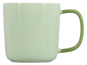 Zelený hrnek z kostního porcelánu 370 ml Mae – ONA