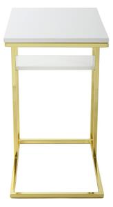 Kayoom Odkládací stolek Lucilla 225 Bílá / Zlatá