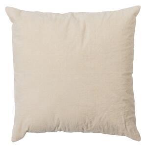 Hoorns Mléčně bílý sametový polštář Stanley 45 x 45 cm