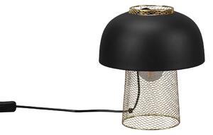 Trio Leuchten R50811032 PUNCH - Stolní černá lampa s vypínačem na kabelu, 1 x E27 (Stolní moderní lampa s vypínačem na kabelu)