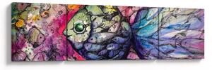 Obraz - Barevná rybička (170x50 cm)