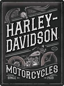 Nostalgic Art Plechová Cedule Harley-Davidson Motorcycles Eagle