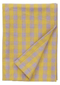 Utěrka Checked Yellow/Lilac