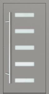 Hliníkové vchodové dveře FM Turen Premium P90 M11 šedá RAL9007