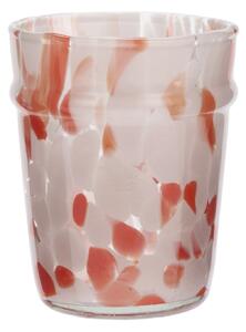 Sklenice z brokového skla Pink/Orange 200 ml