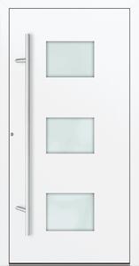 Hliníkové vchodové dveře FM Turen Premium P90 M210 bílá RAL9016