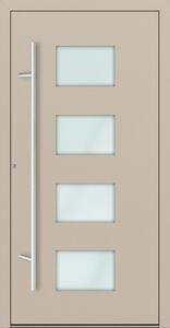 Hliníkové vchodové dveře FM Turen Premium P90 M211 krémová RAL1015