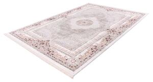 Kayoom Kusový koberec Akropolis 525 Šedá / Lososová růžová Rozměr koberce: 80 x 150 cm