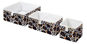 Set 3 krabiček leopard print