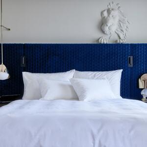 MARIELI Set na manželskou postel - Bílé povlečení z perkálu Velikost peřiny: 1 ks 200 x 200 cm, Velikost polštáře: 2 ks 50 x 70 cm