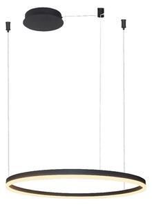 HALO závěsné svítidlo LED 54W 2990lm 2900K 80cm IP20, černé + ovladač