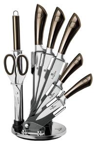 -BERLINGERHAUS BERLINGERHAUS Sada nožů ve stojanu nerez 8 ks Shiny Black Collection BH-2668