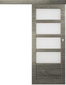 Posuvné interiérové dveře na stěnu vasco doors BRAGA model 5 Průchozí rozměr: 70 x 197 cm