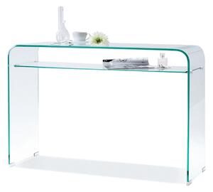 Konzolový stolek Crystal (transparentní). Akce -19%
