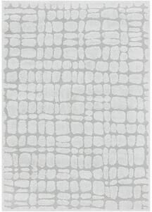 Breno Kusový koberec LOTUS 301 silver, 80x150 cm, Stříbrná/Šedá