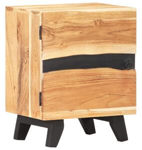 Noční stolek 40 x 30 x 51 cm masivní akáciové dřevo