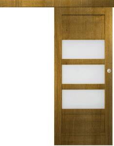 Posuvné interiérové dveře na stěnu vasco doors BRAGA model B Průchozí rozměr: 70 x 197 cm