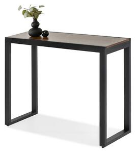 Konzolový stolek Ines (ořech + černá). Akce -15%