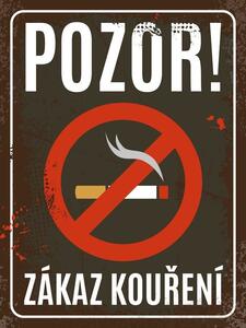 Plechová cedule - Zákaz kouření