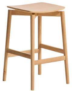 LÉTO -15% Kave Home Dřevěná barová židle Evera 66 cm