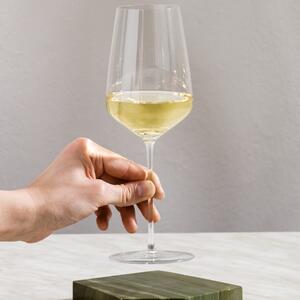 Květná 1794 ručně foukané skleničky na bílé víno Auriga 420 ml 2KS