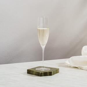 Květná 1794 ručně foukané skleničky na šampaňské Telesto 180 ml 2KS