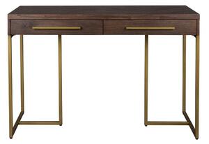 Konzolový stolek v dekoru akácie v tmavě přírodní barvě 45x120 cm Class – Dutchbone