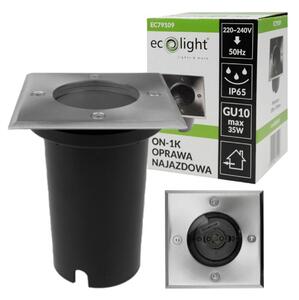 2x LED zahradní vestavná lampa GU10 230v do betonových kostek
