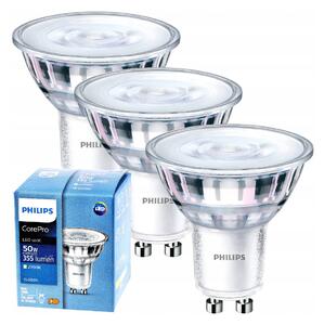 3x LED žárovka GU10 4,6W 355lm 36° 2700k