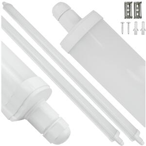 2X LED svítidlo hermetické 120cm 60W 6600lm 4000k IP65