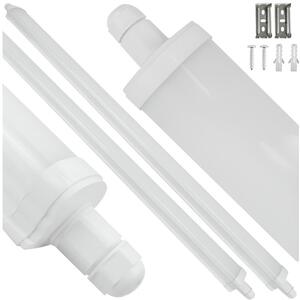 2X LED svítidlo hermetické 120cm 60W 6600lm 4000k IP65